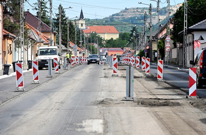 25-ös út felújítása felnémet egri út