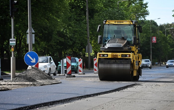 25-ös főút felújítása rákóczi út