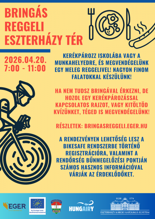 bringás reggeli eger eszterházy tér 2026 hungairy