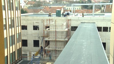 Építkezések a kórházban