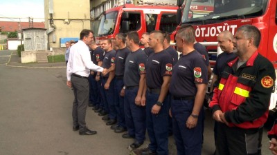 A kárelhárításban résztvevőket köszöntötték