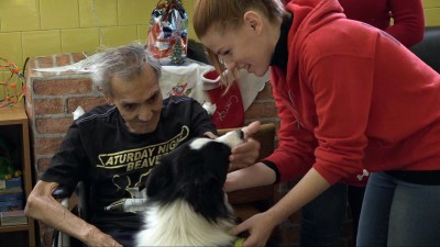 A Hospice osztályon is Mikulásoztak