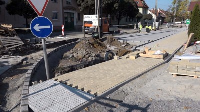 Jó ütemben halad a Kertész utca felújítása