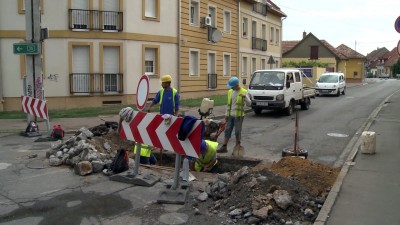 Több utcában is dolgozik a Vízmű