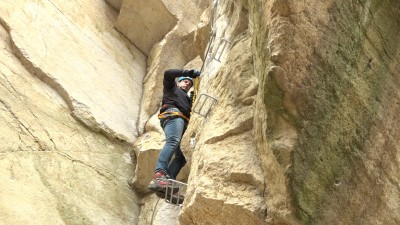 Átadták a demjéni via ferrata-t