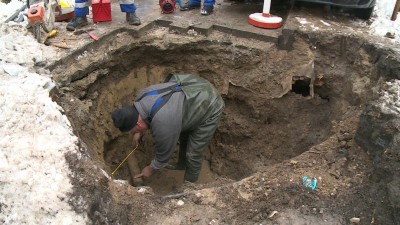 Csőtörés volt a Törvényház utcában 