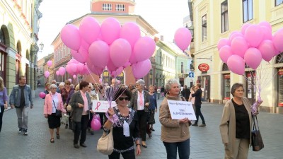 Mellrák elleni séta a belvárosban